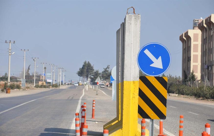 Gaziantepte olası terör saldırılarına karşı beton bloklu önlem