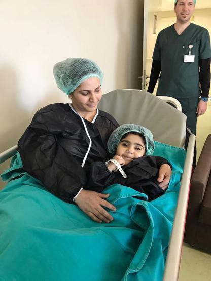 Küçük Nisanur, ameliyata girerken arkadaşı için böyle dua etti