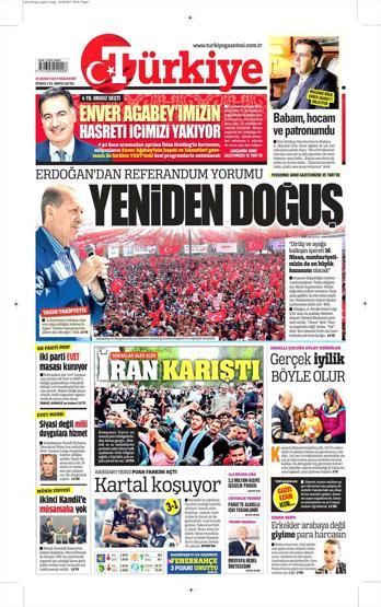20 Şubat 2017 - Gazete manşetleri