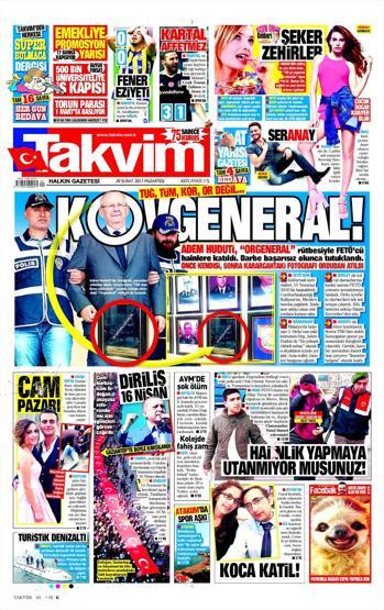 20 Şubat 2017 - Gazete manşetleri