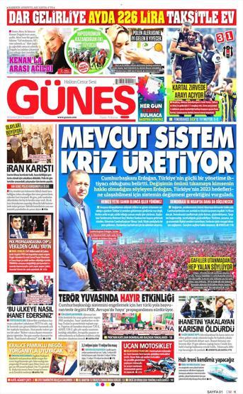 20 Şubat 2017 - Gazete manşetleri