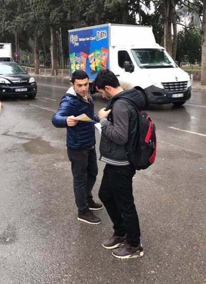 CHPli gençlerden Bütlü propaganda