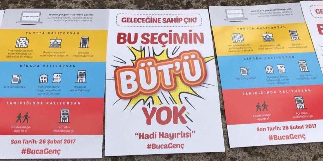 CHPli gençlerden Bütlü propaganda