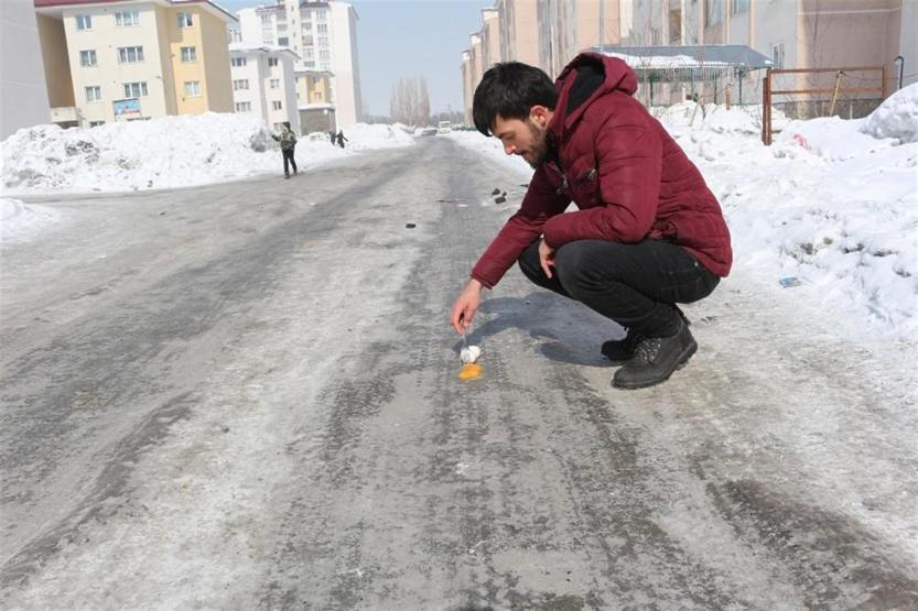 Yumurta deneyini bu kez Ağrıda tersten yaptılar