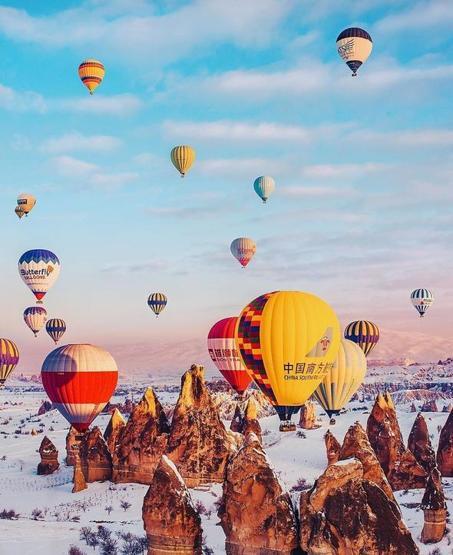 Rus fotoğrafçının Kapadokya çekimlerine binlerce beğeni yağdı