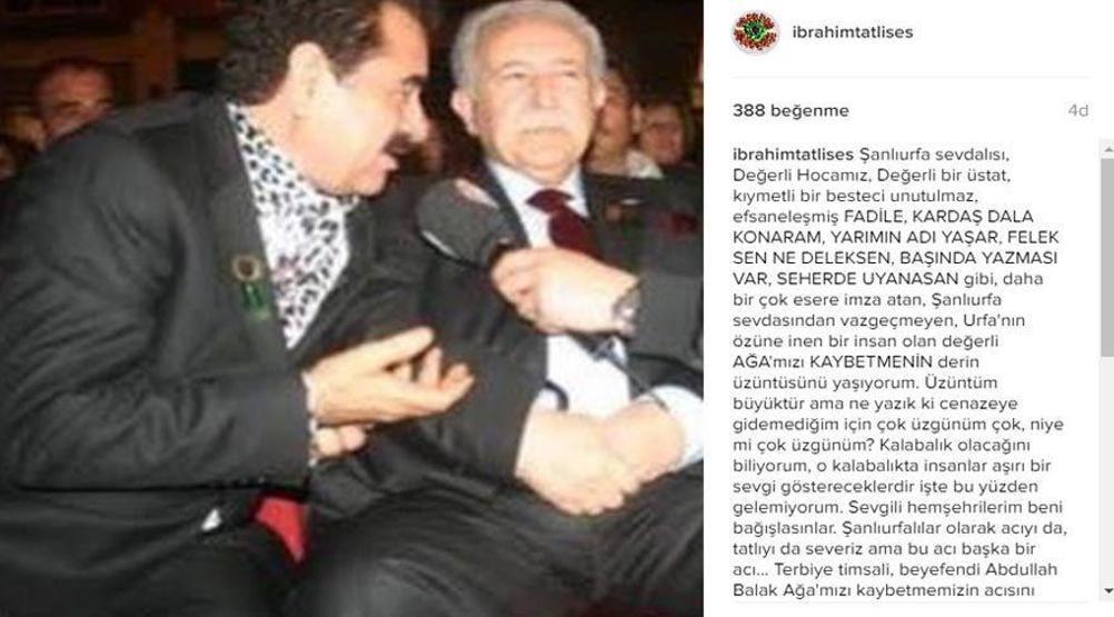 İbrahim Tatlısesi yıkan haber: Ağamızı kaybettik