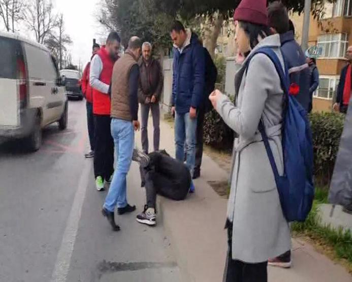 Hırsızı yakalayıp meydan dayağı attılar