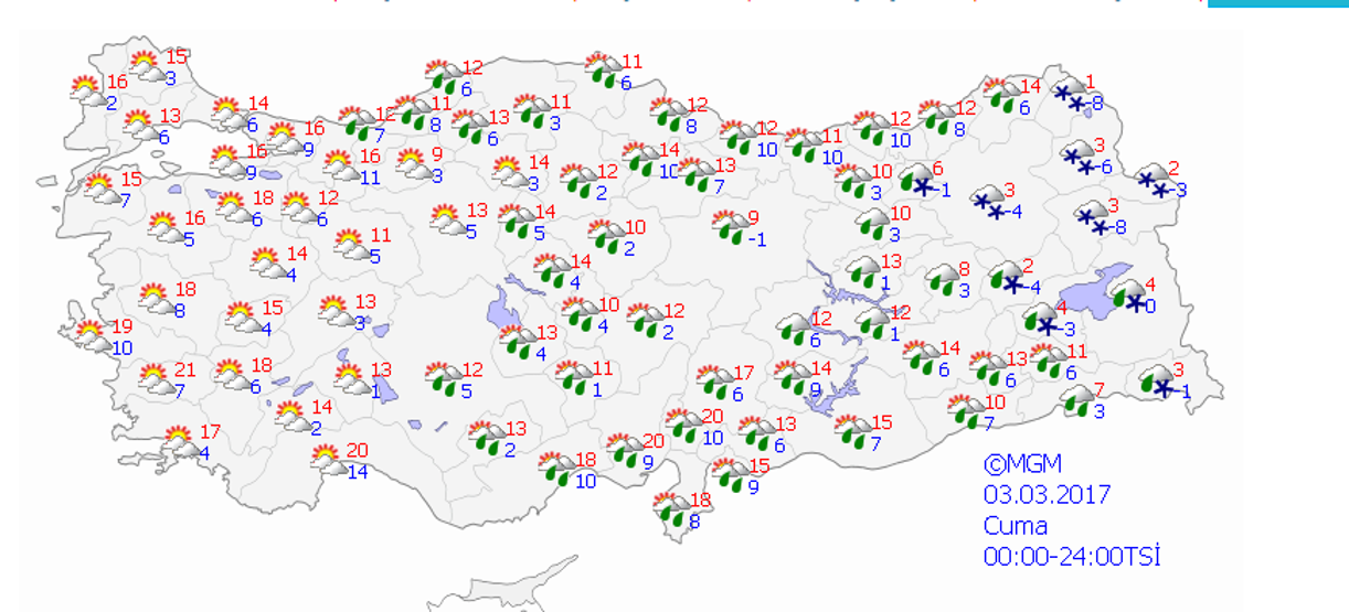 Meteoroloji sevindirdi: Bir gün dışında yağış yok