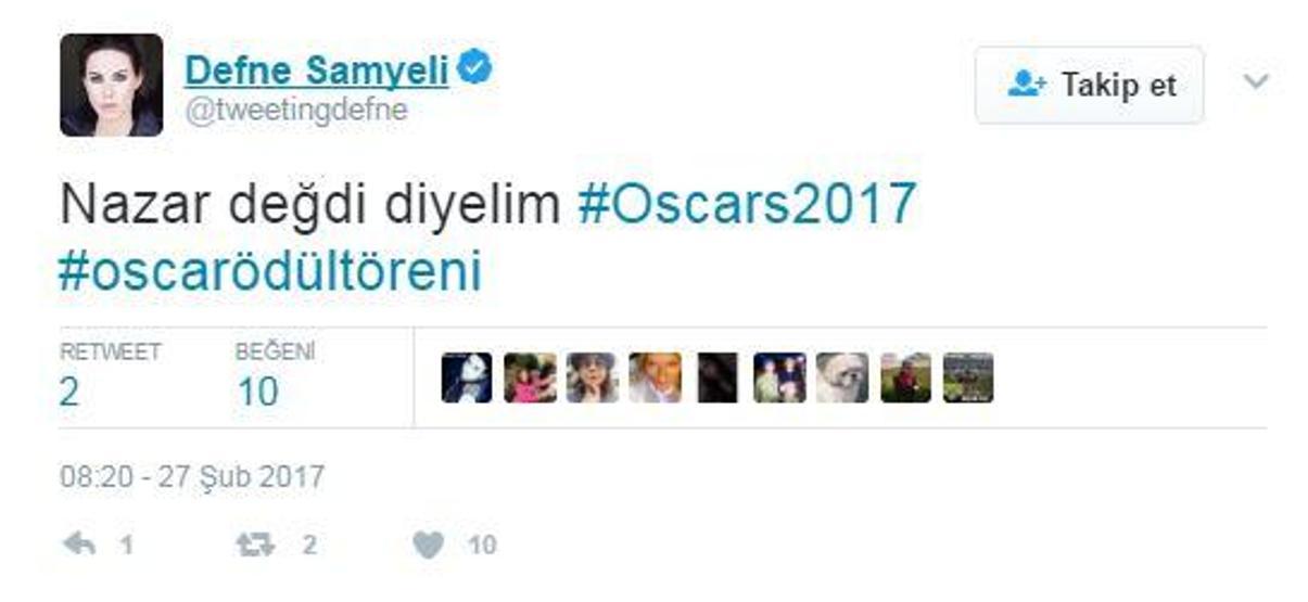 2017 Oscar Ödülleri: Burcu Esmersoy Oscar akademisini istifaya davet etti
