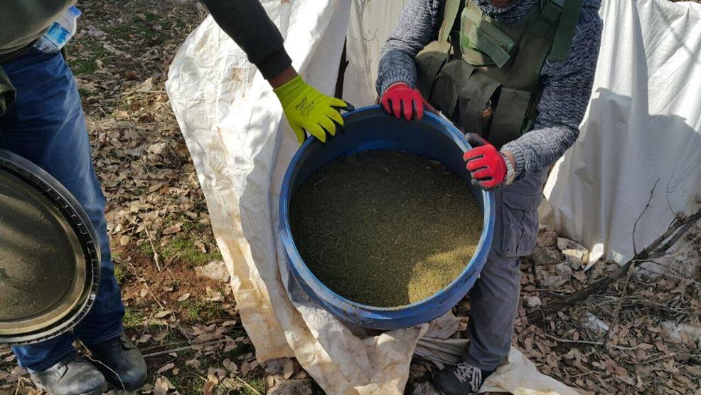 Diyarbakırda 1 ton 787 kilo esrar ele geçirildi