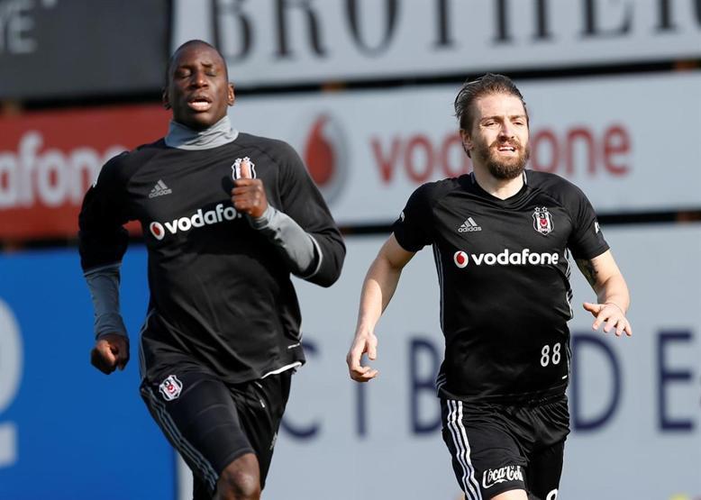 Beşiktaş idmanından görüntüler