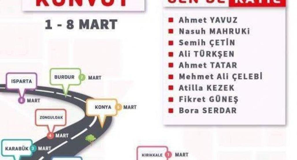 Hayırlı konvoy yola çıktı