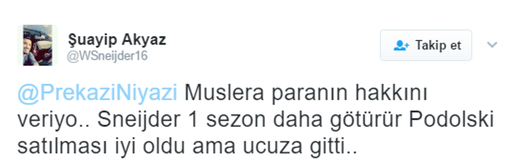 Galatasarayın Podolski açıklaması sosyal medyayı salladı