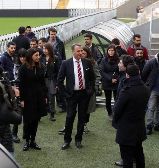 Vodafone Arenanın sürpriz konukları İçerde dizi ekibi