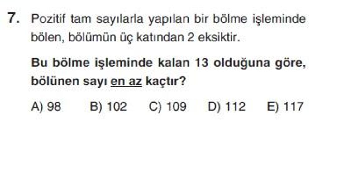 İkinci Online YGS denemesi Matematik testi cevap anahtarı
