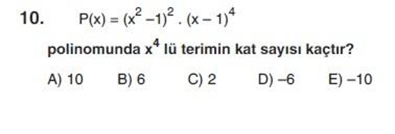 İkinci Online YGS denemesi Matematik testi cevap anahtarı