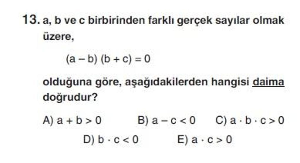 İkinci Online YGS denemesi Matematik testi cevap anahtarı