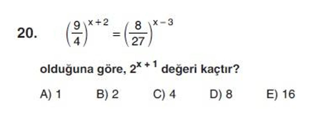 İkinci Online YGS denemesi Matematik testi cevap anahtarı