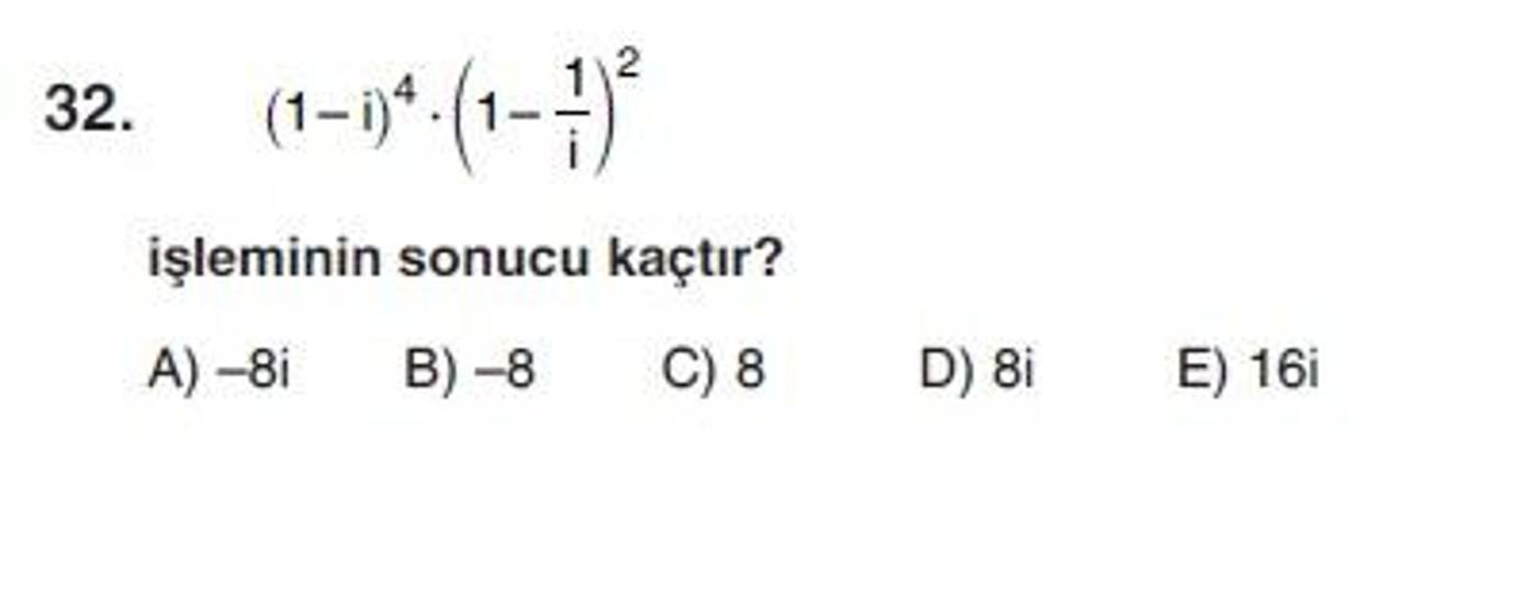 İkinci Online YGS denemesi Matematik testi cevap anahtarı