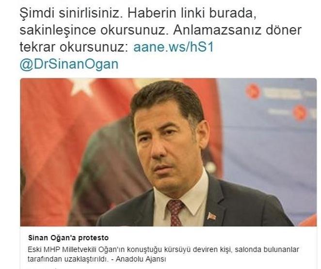 AAnın Sinan Oğan tweetini Numan Kurtulmuş kaldırttı