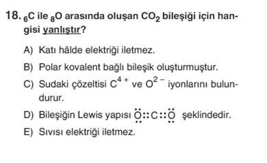 İkinci Online YGS denemesi Fen Bilimleri testi cevap anahtarı