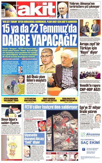 7 Mart 2017 - Gazete manşetleri