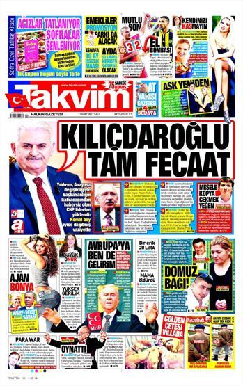 7 Mart 2017 - Gazete manşetleri