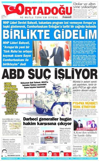 7 Mart 2017 - Gazete manşetleri