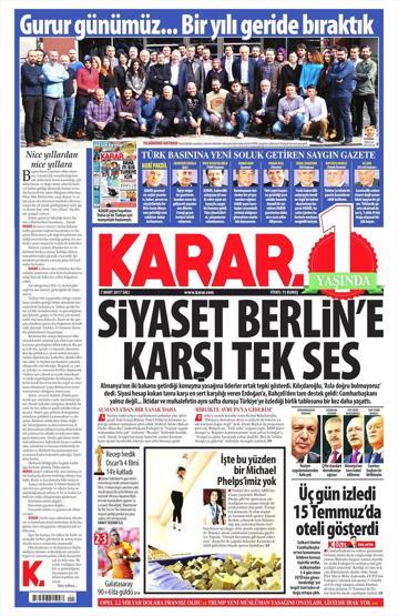 7 Mart 2017 - Gazete manşetleri