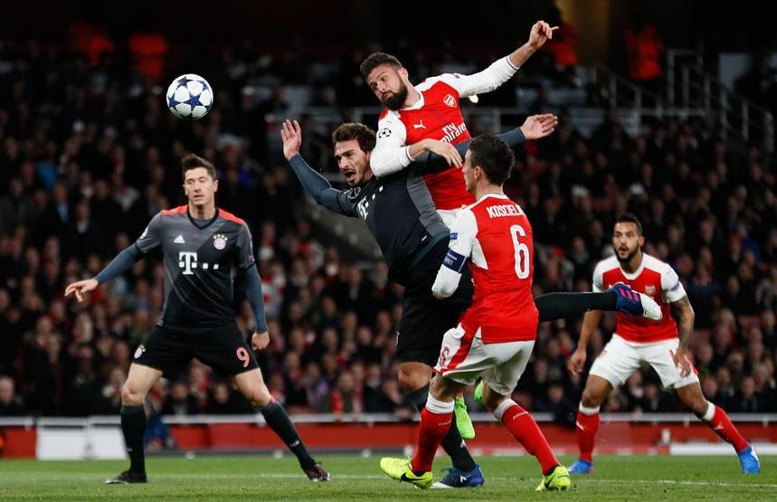 Bayern, Arsenali eze eze çeyrek finale çıktı / Maç Özeti