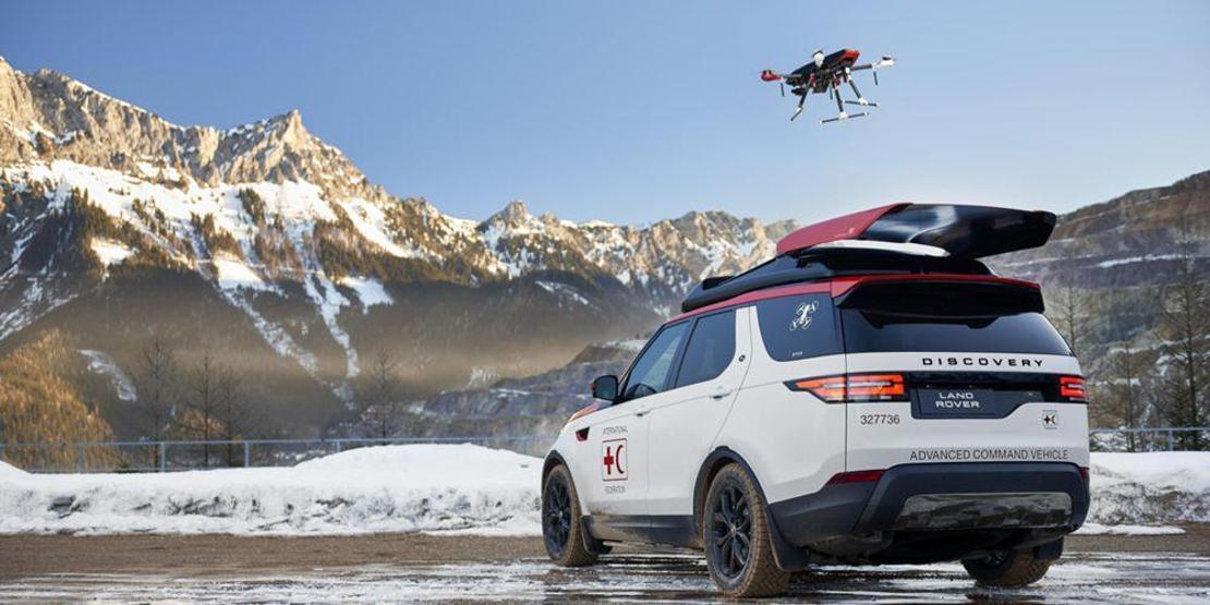 Dronelu otomobil: Land Rover Discovery