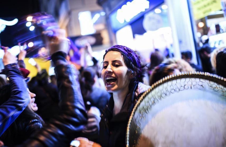 Kadınlar, Kadınlar Gününde İstiklalde buluştu