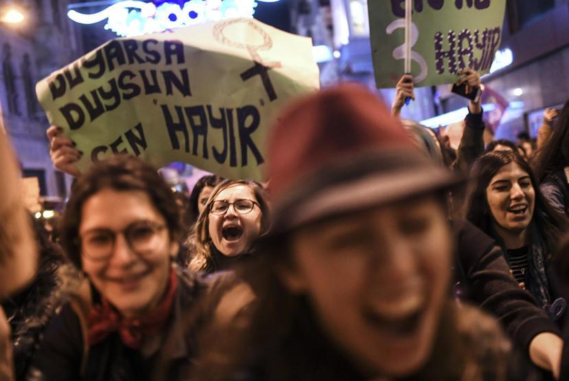 Kadınlar, Kadınlar Gününde İstiklalde buluştu
