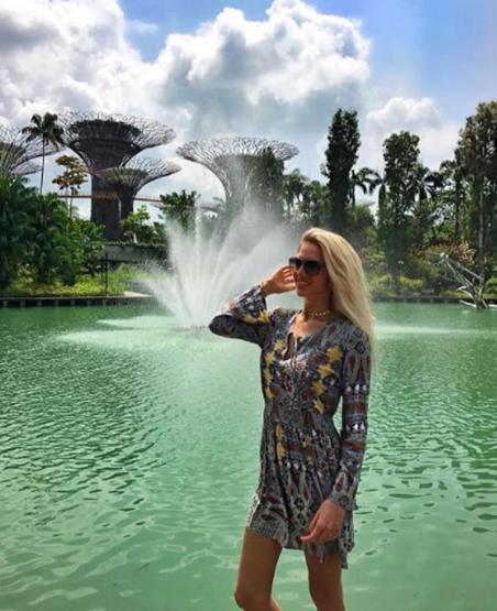 Dilara Öztunç Singapurda tatil yapıyor