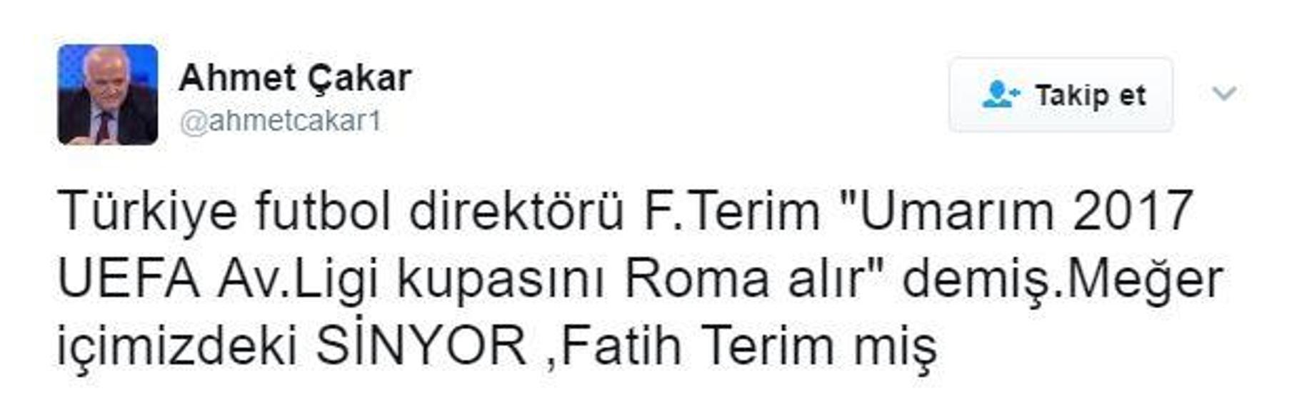 Fatih Terimden Beşiktaş yorumu
