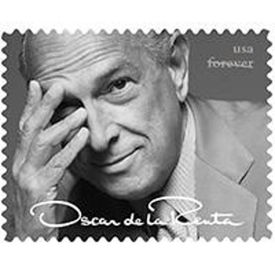 Oscar de la Renta anısına hatıra pulu