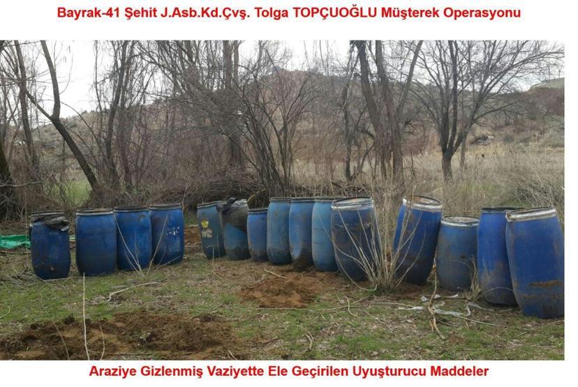 PKKlı teröristlerin sığınağından ısı güdümlü füze çıktı