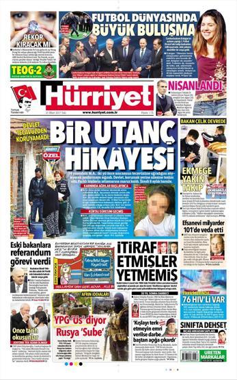 21 Mart 2017 - Gazete manşetleri