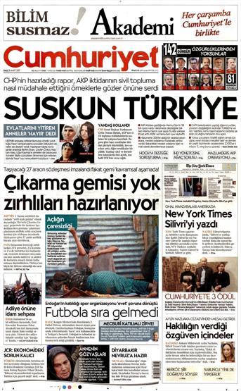 21 Mart 2017 - Gazete manşetleri