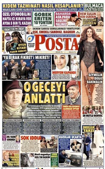 21 Mart 2017 - Gazete manşetleri