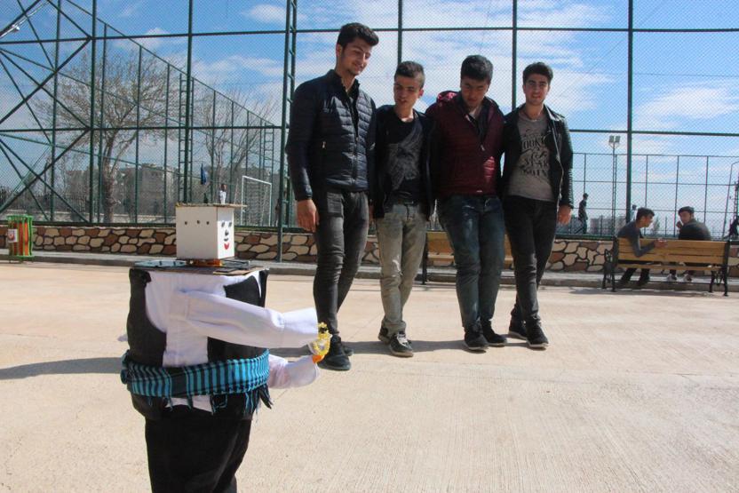 Urfalı öğrenci robot yaptı