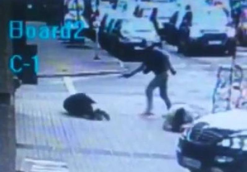 Eski milletvekilinin cinayet anı güvenlik kamerasında