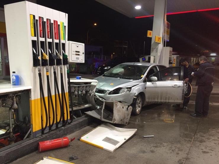 Benzincideki kaza ucuz atlatıldı