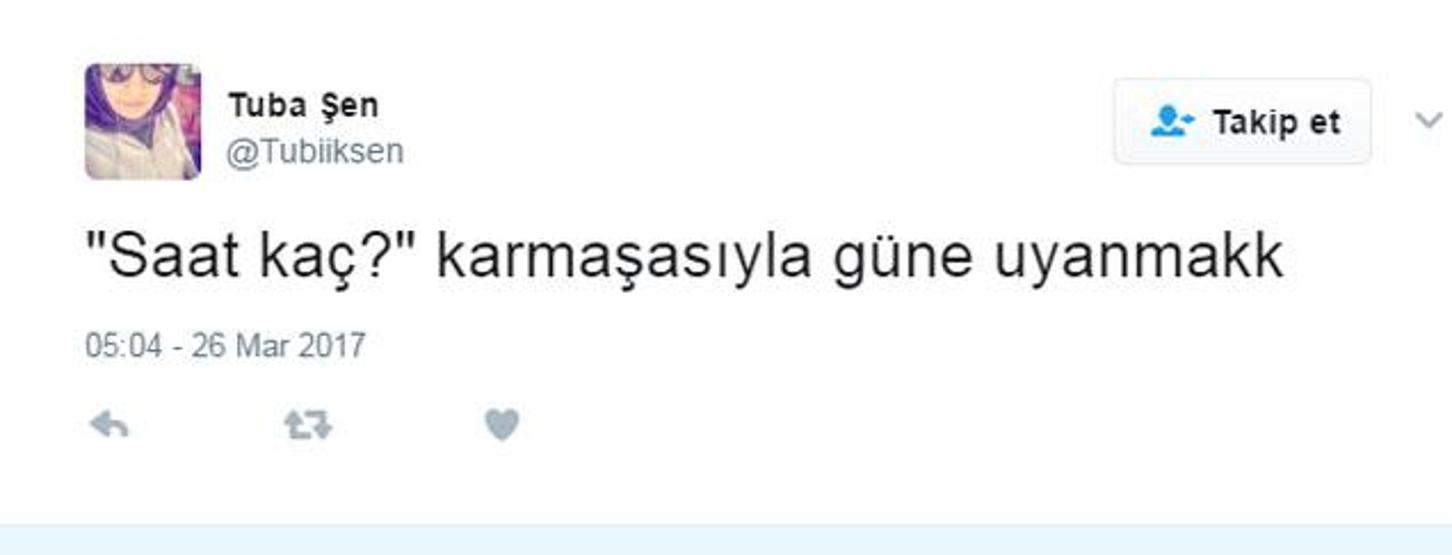 Şu an saat kaç Kafalar yine karıştı