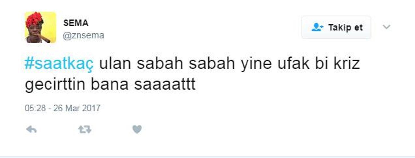 Şu an saat kaç Kafalar yine karıştı