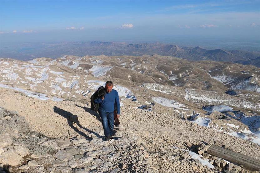 Karlar eridi Nemrut Dağına ilgi arttı