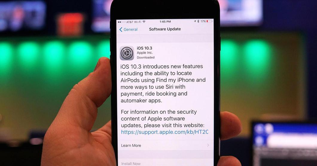 iPhonelara iOS 10.3 güncellemesi geldi