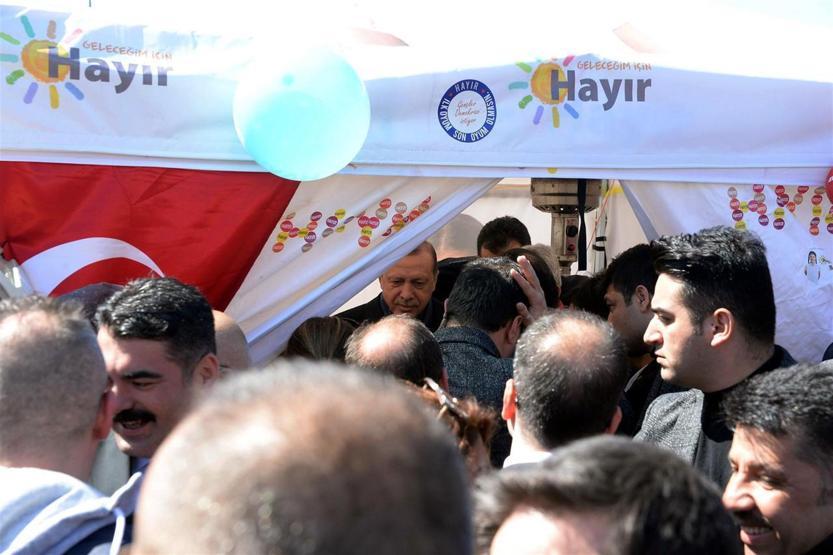 Son dakika: Cumhurbaşkanı Erdoğan Hayır çadırına neden uğradığını açıkladı