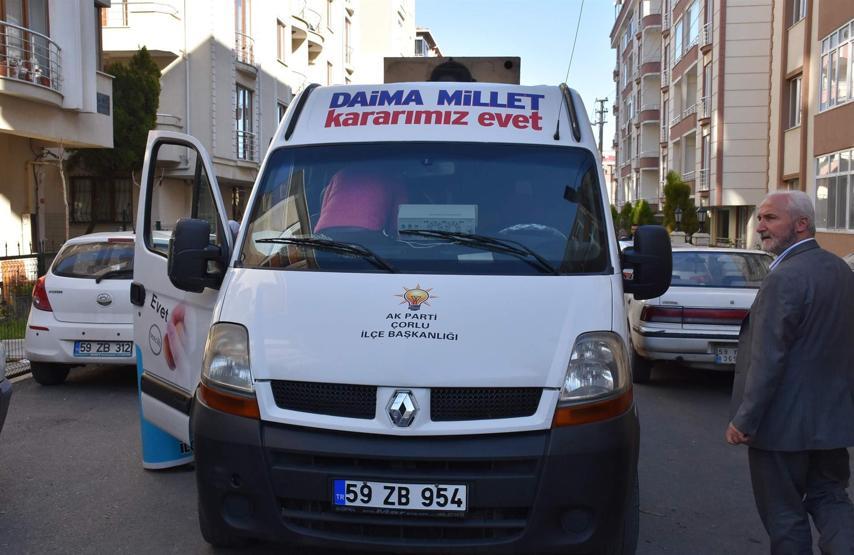 AK Parti aracının şoförü darp edildi