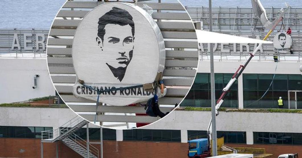 Ronaldonun adı havalimanına verildi